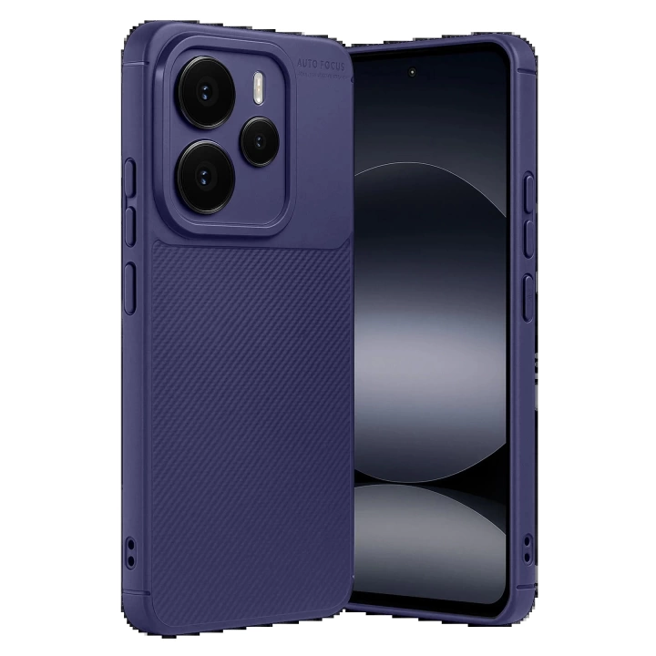 BFS Xiaomi Note 14 5G Auto Focus Karbon Kapak - Lacivert