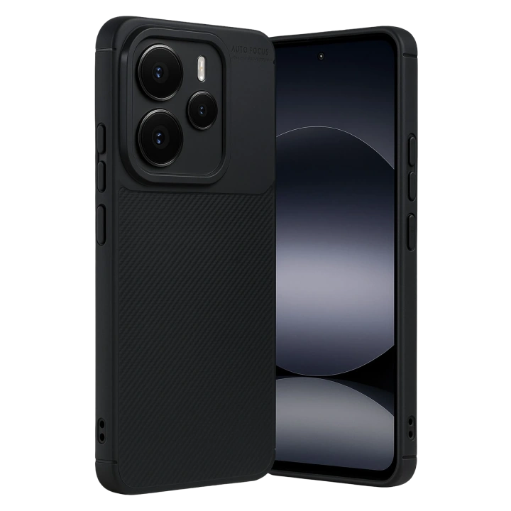 BFS  Xiaomi Note 14 5G Auto Focus Karbon Kapak - Siyah