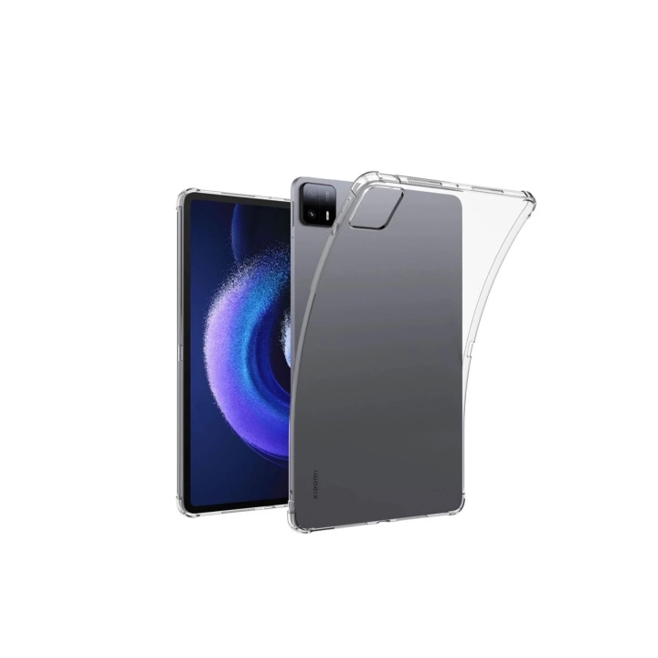 BFS  Xiaomi Pad 6 Kılıf Anti Şeffaf Tablet Silikon - Şeffaf