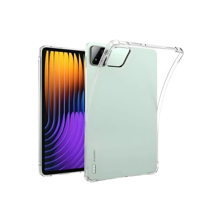 BFS  Xiaomi Pad 7 Pro Kılıf Anti Şeffaf Tablet Silikon - Şeffaf
