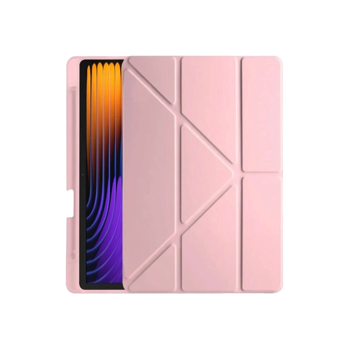 BFS  Xiaomi Pad 7 Pro Kılıf Kalemlikli Mars Tablet Kılıfı - Rose Gold