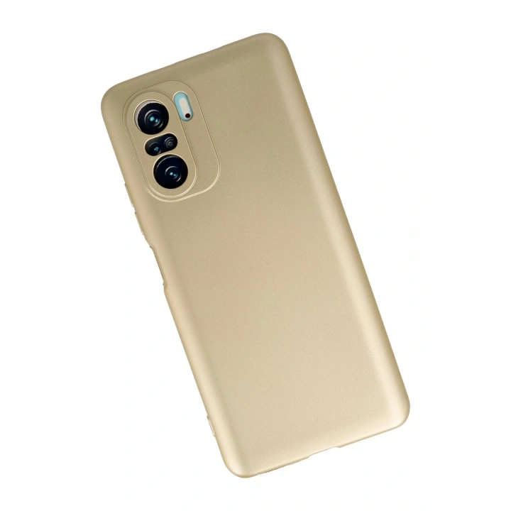 BFS  Xiaomi Poco F3 Kılıf First Silikon - Gold