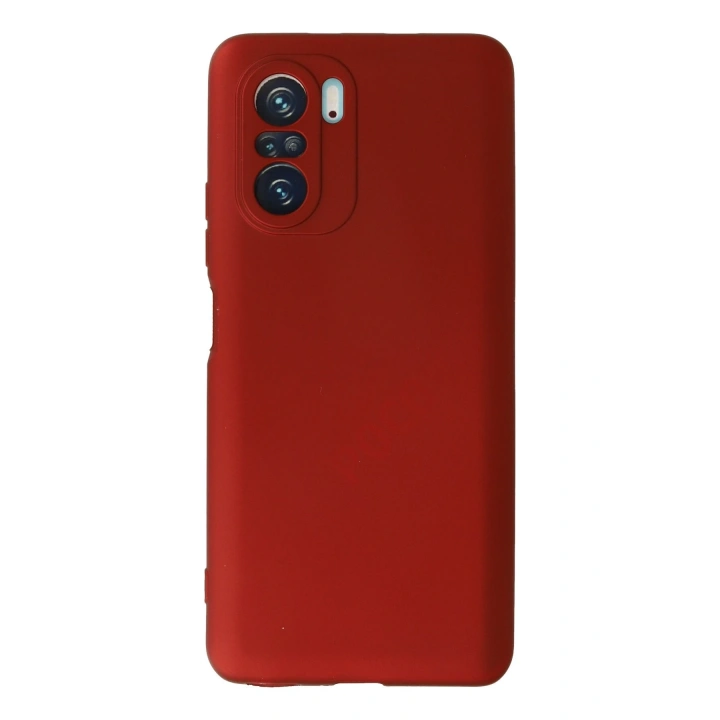 BFS  Xiaomi Poco F3 Kılıf First Silikon - Kırmızı