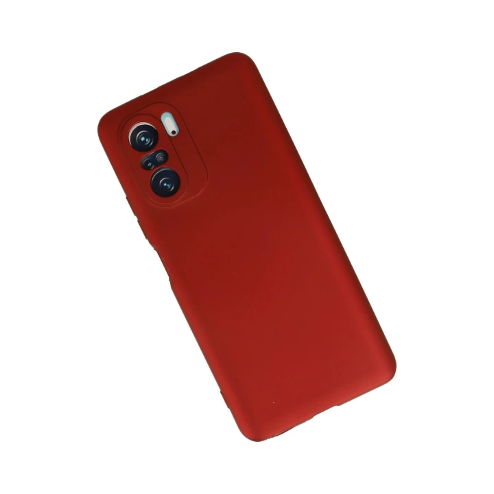 BFS  Xiaomi Poco F3 Kılıf First Silikon - Kırmızı