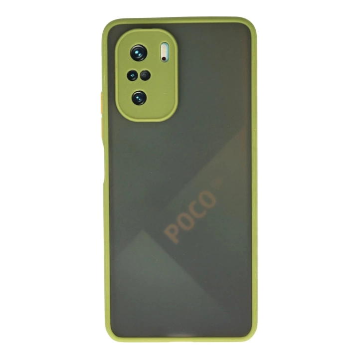 BFS  Xiaomi Poco F3 Kılıf Montreal Silikon Kapak - Açık Yeşil