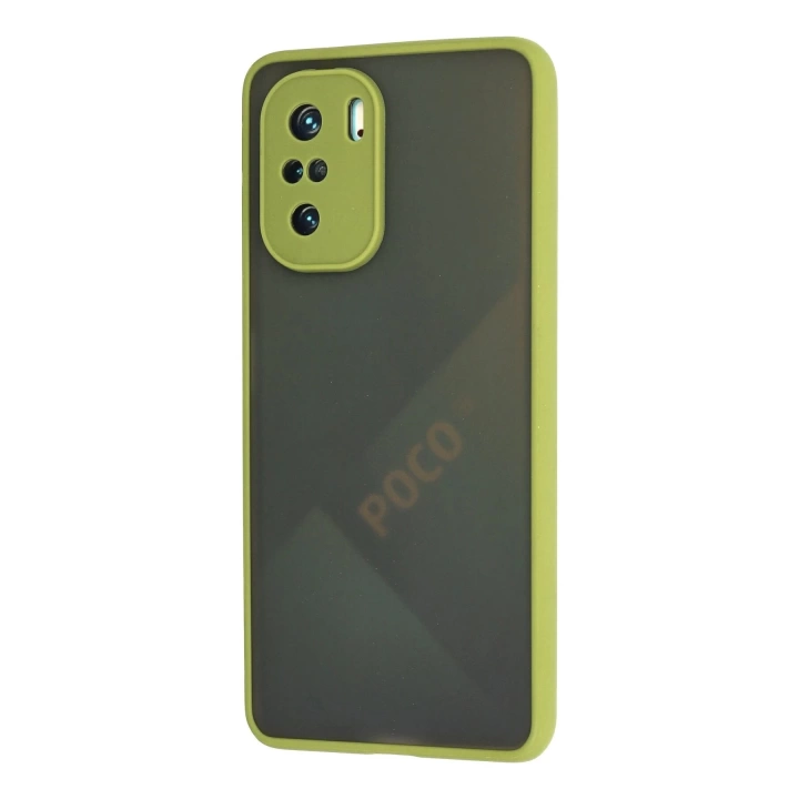 BFS  Xiaomi Poco F3 Kılıf Montreal Silikon Kapak - Açık Yeşil