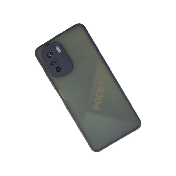 BFS  Xiaomi Poco F3 Kılıf Montreal Silikon Kapak - Lacivert