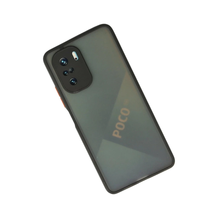 BFS  Xiaomi Poco F3 Kılıf Montreal Silikon Kapak - Siyah