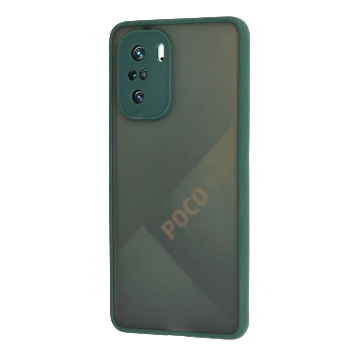 BFS  Xiaomi Poco F3 Kılıf Montreal Silikon Kapak - Yeşil