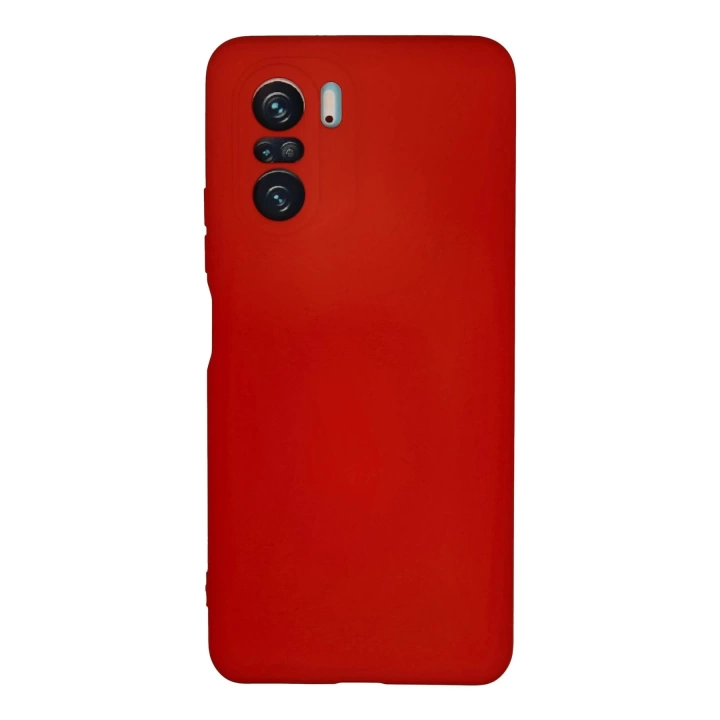 BFS  Xiaomi Poco F3 Kılıf Nano içi Kadife Silikon - Kırmızı