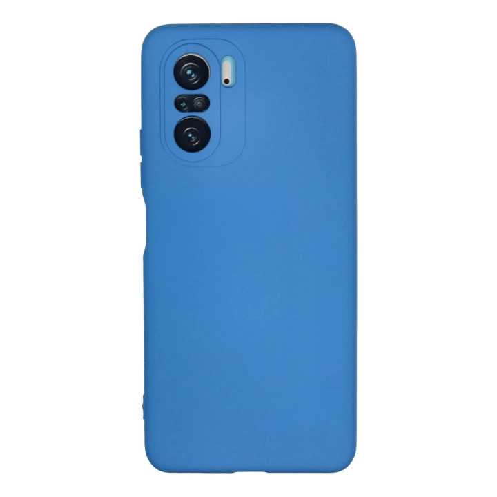 BFS  Xiaomi Poco F3 Kılıf Nano içi Kadife Silikon - Mavi