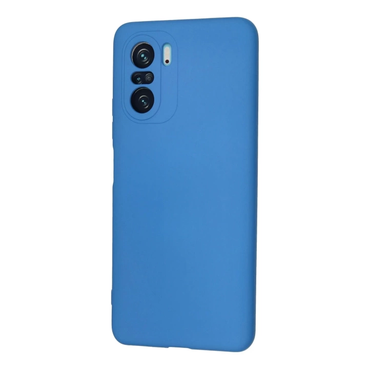 BFS  Xiaomi Poco F3 Kılıf Nano içi Kadife Silikon - Mavi
