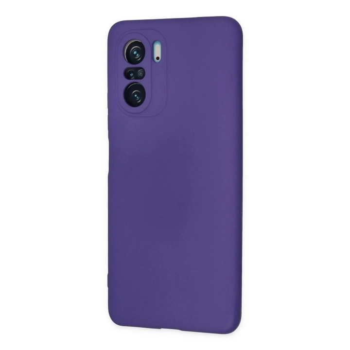 BFS  Xiaomi Poco F3 Kılıf Nano içi Kadife Silikon - Mor