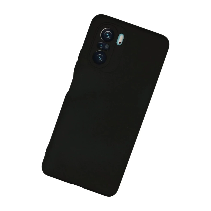 BFS  Xiaomi Poco F3 Kılıf Nano içi Kadife Silikon - Siyah