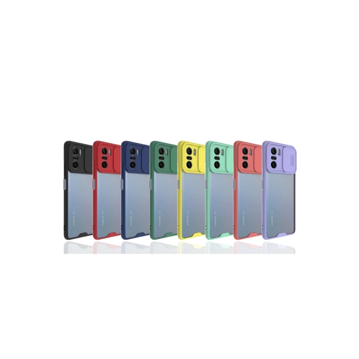 BFS  Xiaomi Poco F3 Kılıf Platin Kamera Koruma Silikon - Pembe