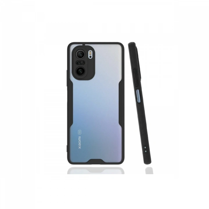 BFS  Xiaomi Poco F3 Kılıf Platin Silikon - Siyah