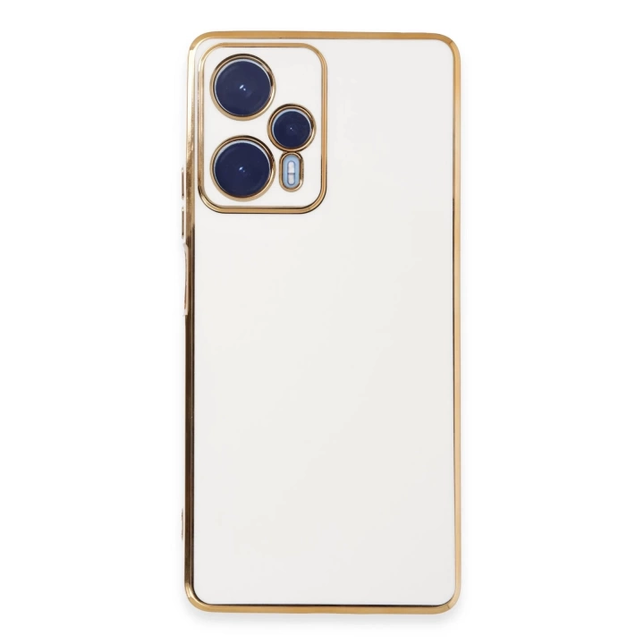 BFS Xiaomi Poco F5 Kılıf Volet Silikon - Beyaz
