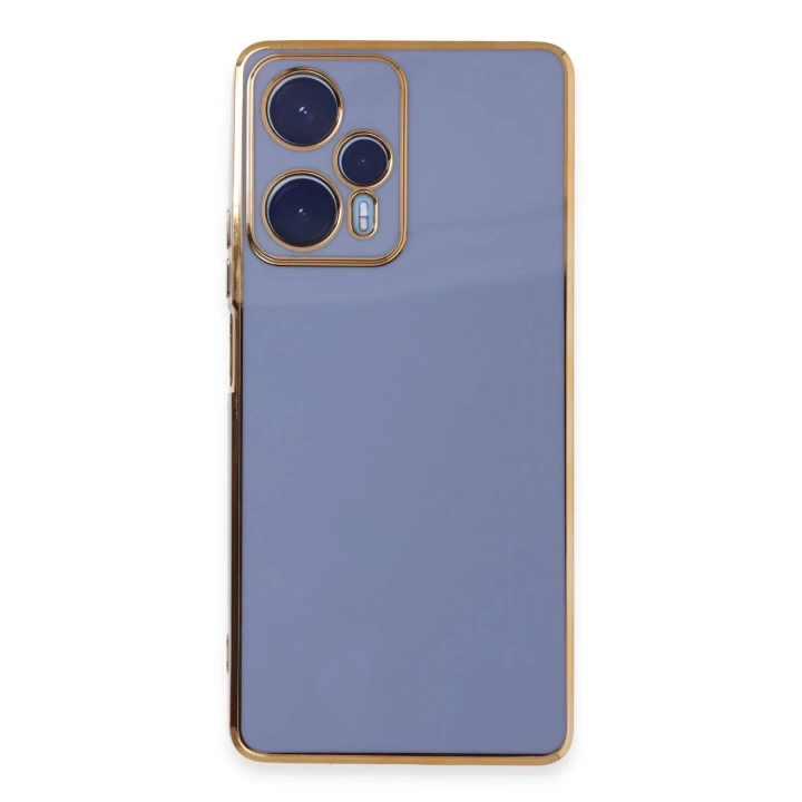 BFS Xiaomi Poco F5 Kılıf Volet Silikon - Mavi