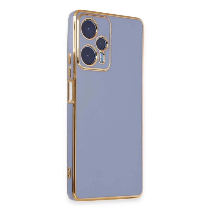 BFS Xiaomi Poco F5 Kılıf Volet Silikon - Mavi