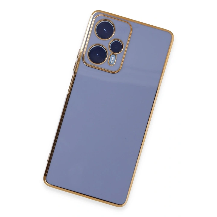 BFS Xiaomi Poco F5 Kılıf Volet Silikon - Mavi