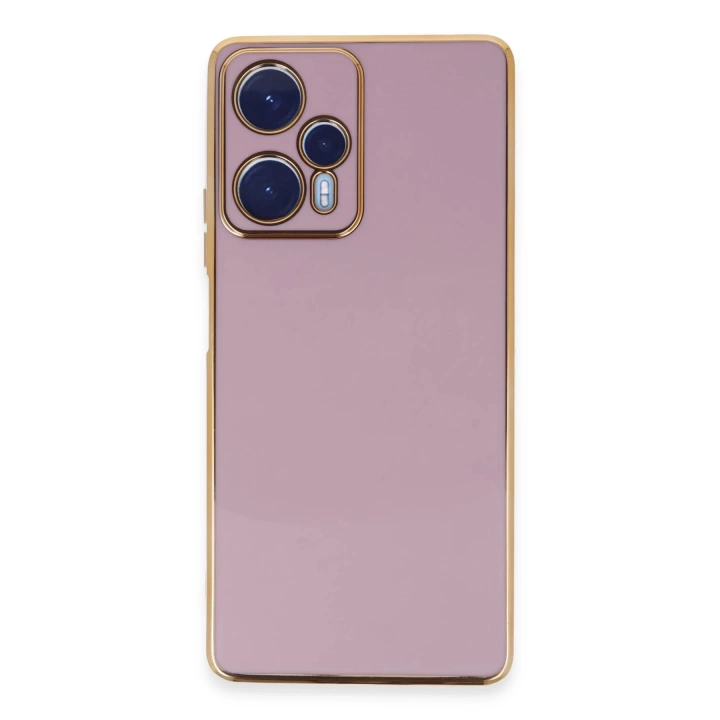 BFS Xiaomi Poco F5 Kılıf Volet Silikon - Mor