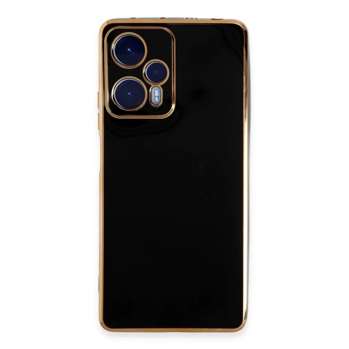 BFS Xiaomi Poco F5 Kılıf Volet Silikon - Siyah