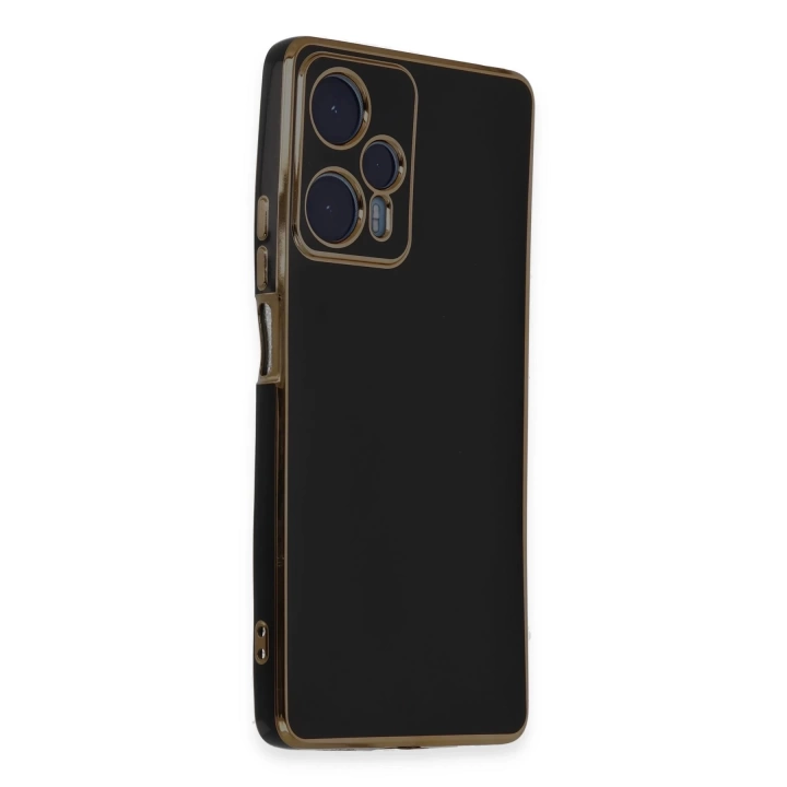 BFS Xiaomi Poco F5 Kılıf Volet Silikon - Siyah
