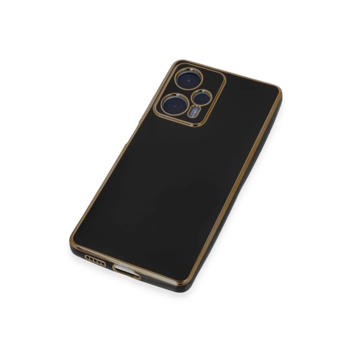 BFS Xiaomi Poco F5 Kılıf Volet Silikon - Siyah