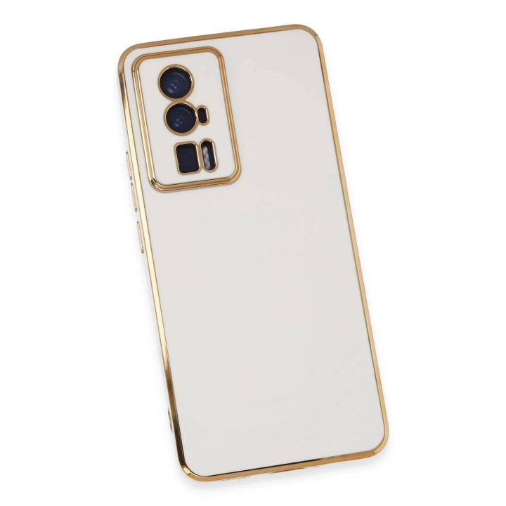 BFS  Xiaomi Poco F5 Pro Kılıf Volet Silikon - Beyaz