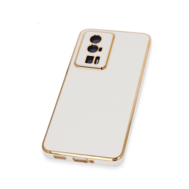 BFS  Xiaomi Poco F5 Pro Kılıf Volet Silikon - Beyaz