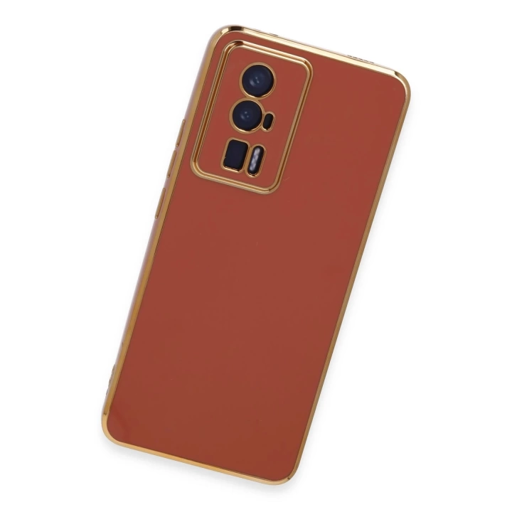 BFS  Xiaomi Poco F5 Pro Kılıf Volet Silikon - Kırmızı