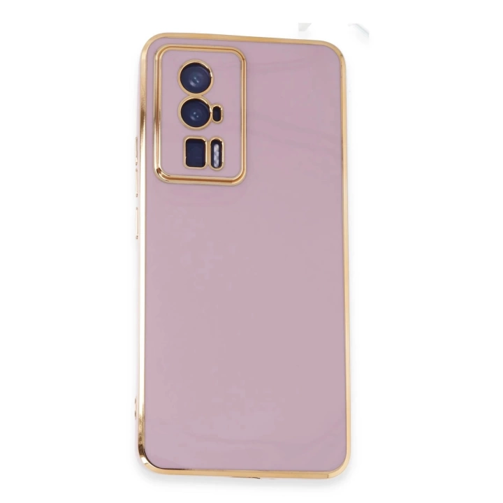 BFS  Xiaomi Poco F5 Pro Kılıf Volet Silikon - Mor