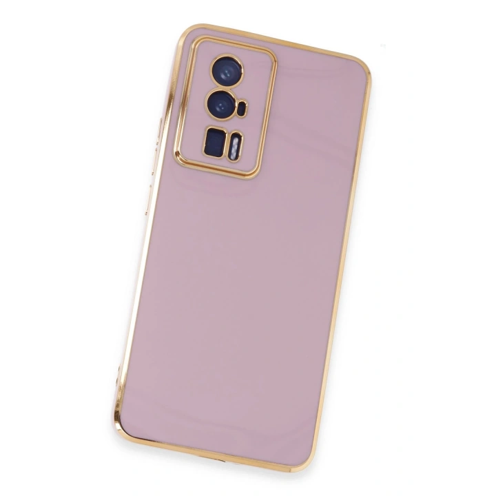 BFS  Xiaomi Poco F5 Pro Kılıf Volet Silikon - Mor