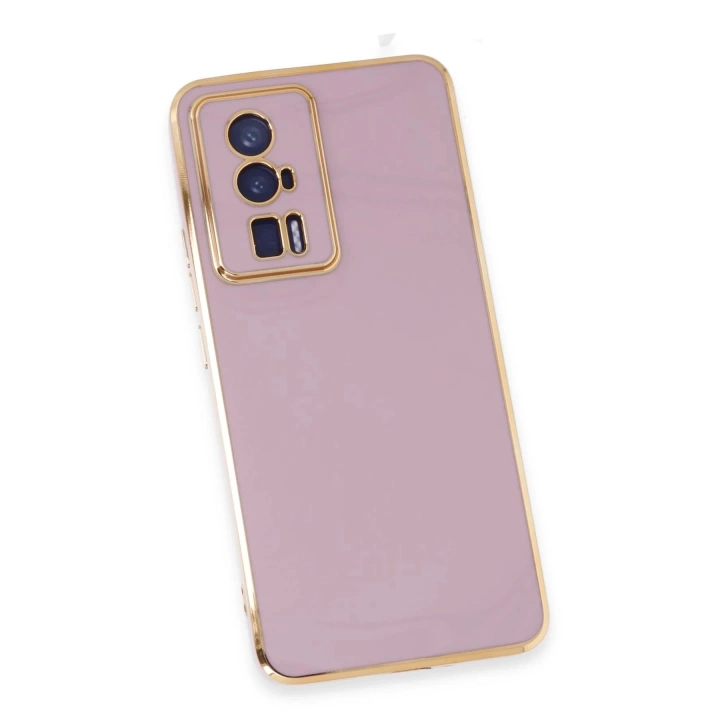 BFS  Xiaomi Poco F5 Pro Kılıf Volet Silikon - Mor