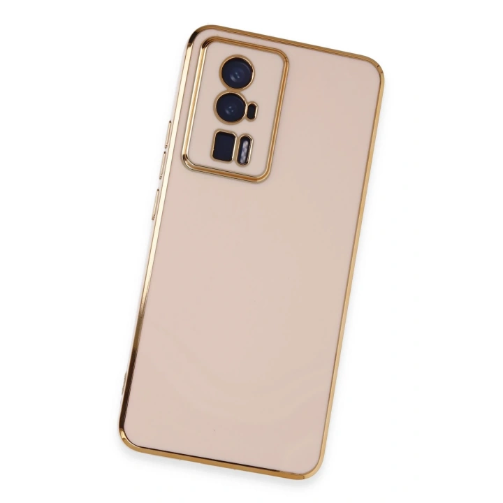 BFS  Xiaomi Poco F5 Pro Kılıf Volet Silikon - Pembe