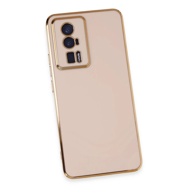 BFS  Xiaomi Poco F5 Pro Kılıf Volet Silikon - Pembe