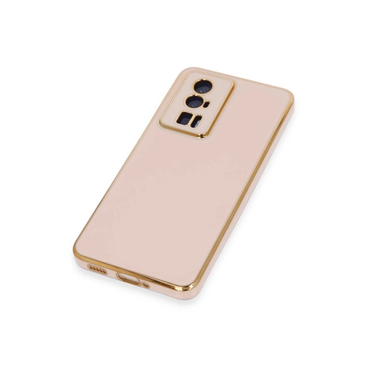 BFS  Xiaomi Poco F5 Pro Kılıf Volet Silikon - Pembe