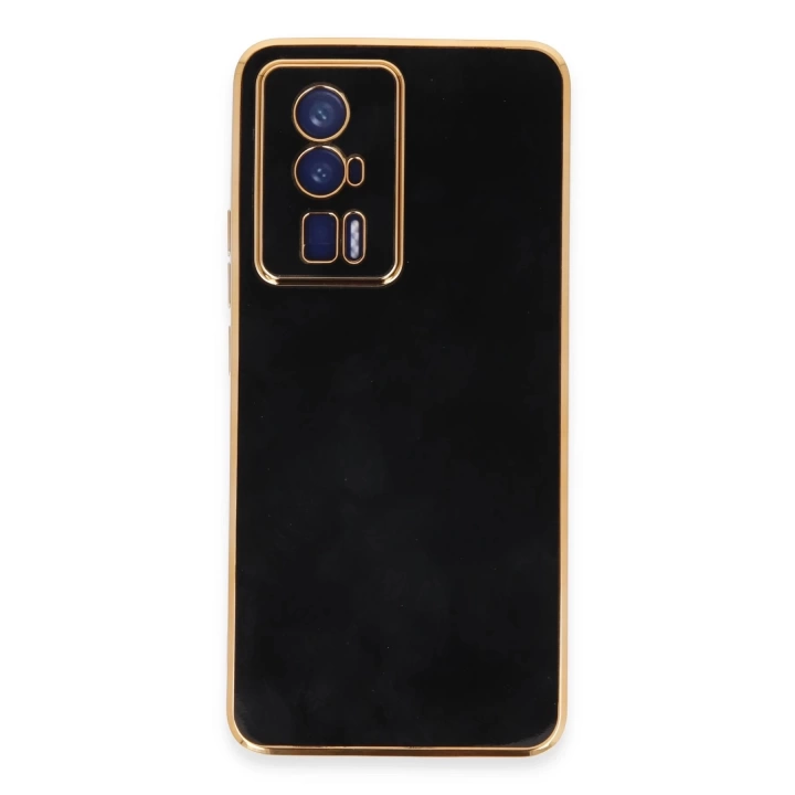 BFS  Xiaomi Poco F5 Pro Kılıf Volet Silikon - Siyah