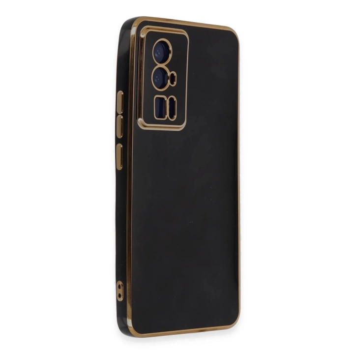 BFS  Xiaomi Poco F5 Pro Kılıf Volet Silikon - Siyah