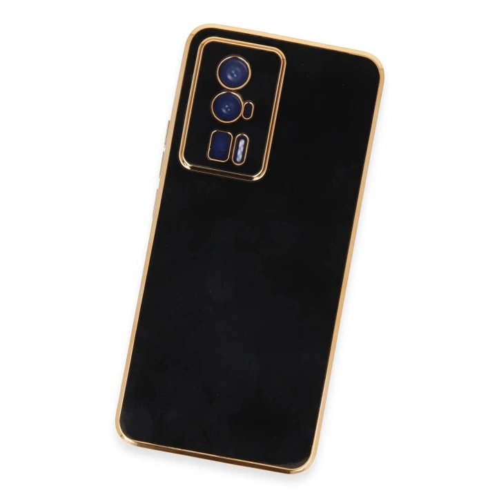 BFS  Xiaomi Poco F5 Pro Kılıf Volet Silikon - Siyah