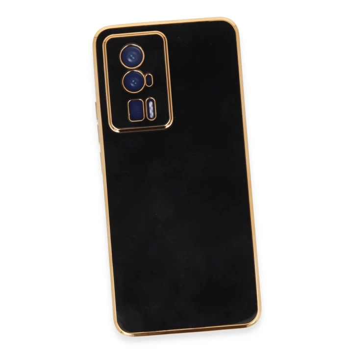 BFS  Xiaomi Poco F5 Pro Kılıf Volet Silikon - Siyah