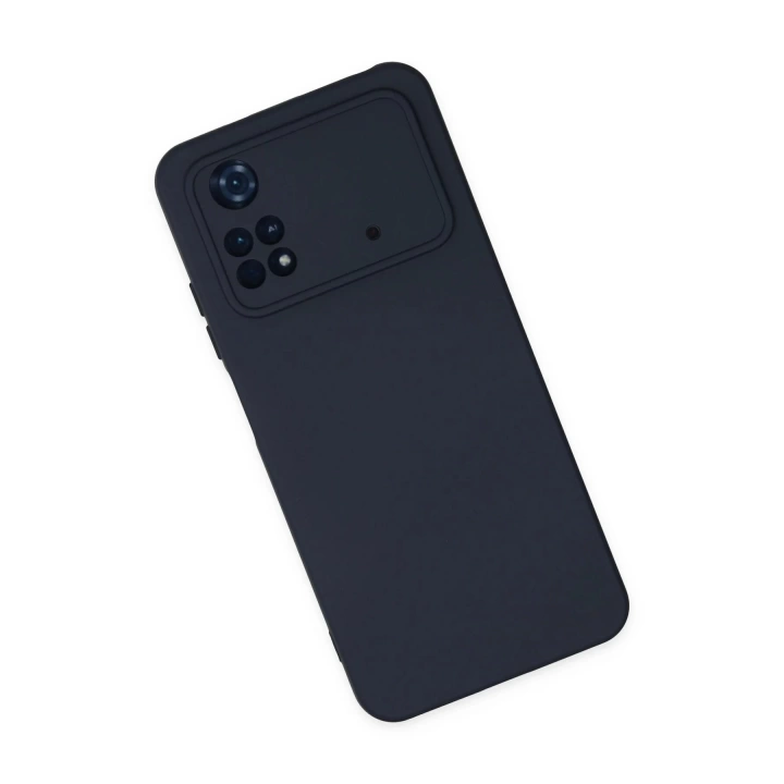 BFS  Xiaomi Poco M4 Pro 4G Kılıf Nano içi Kadife Silikon - Lacivert