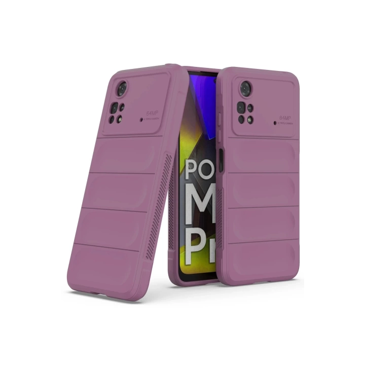 BFS  Xiaomi Poco M4 Pro 4G Kılıf Optimum Silikon - Mor