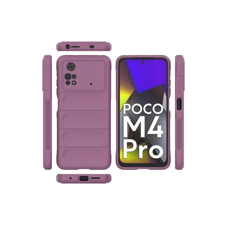 BFS  Xiaomi Poco M4 Pro 4G Kılıf Optimum Silikon - Mor