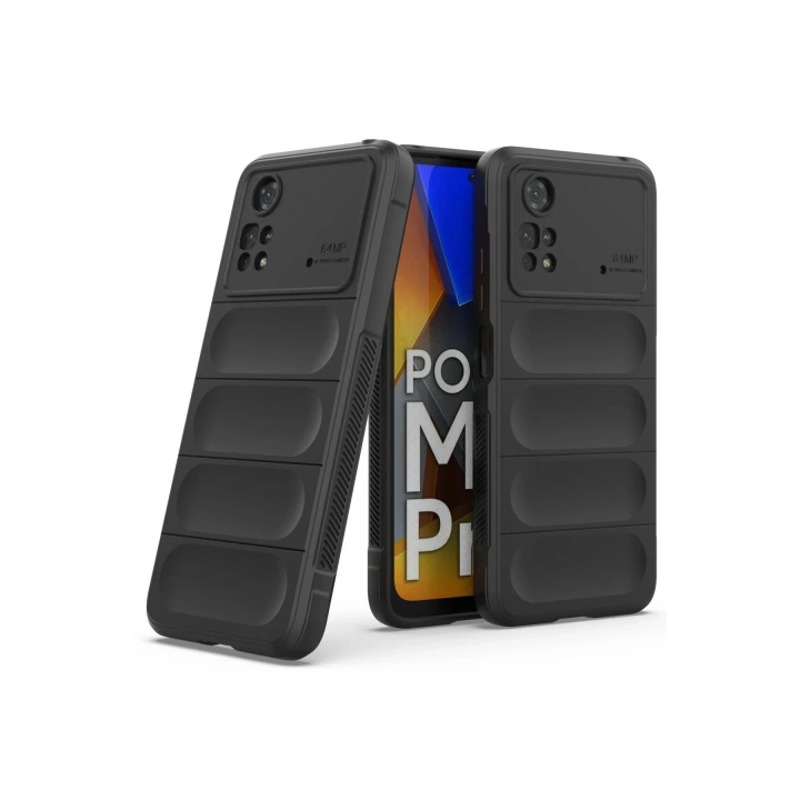 BFS Xiaomi Poco M4 Pro 4G Kılıf Optimum Silikon - Siyah