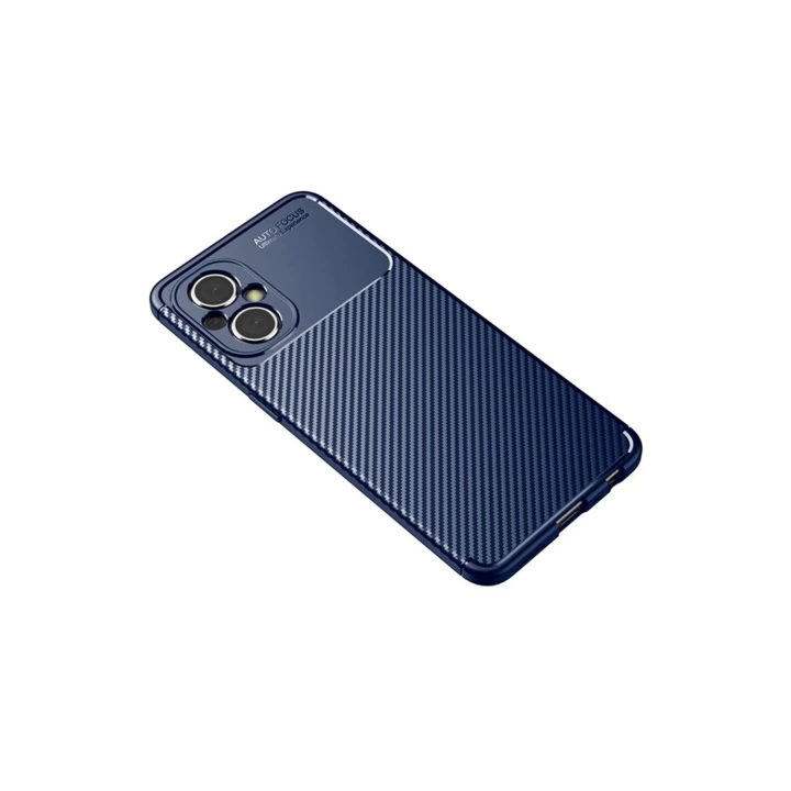 BFS  Xiaomi Poco M5 Kılıf Auto Focus Karbon Kapak - Lacivert