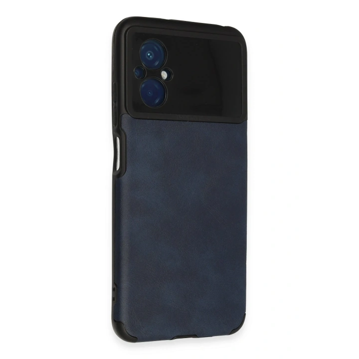 BFS  Xiaomi Poco M5 Kılıf Loop Deri Silikon - Lacivert