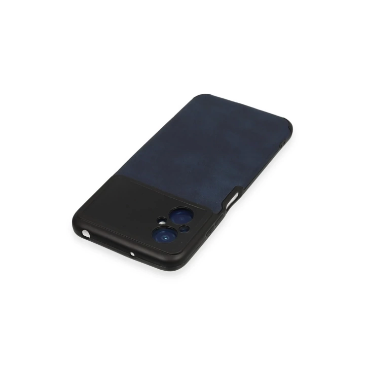 BFS  Xiaomi Poco M5 Kılıf Loop Deri Silikon - Lacivert