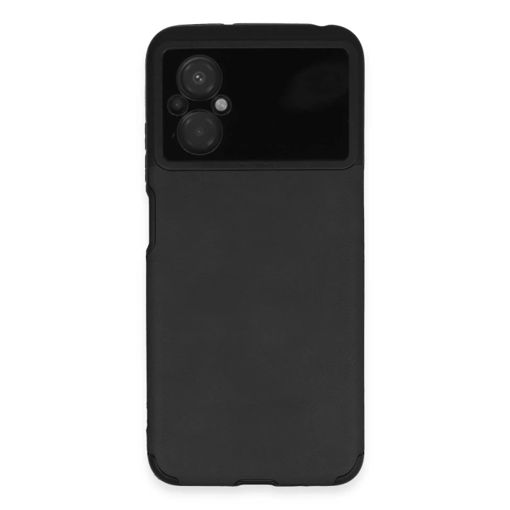 BFS  Xiaomi Poco M5 Kılıf Loop Deri Silikon - Siyah
