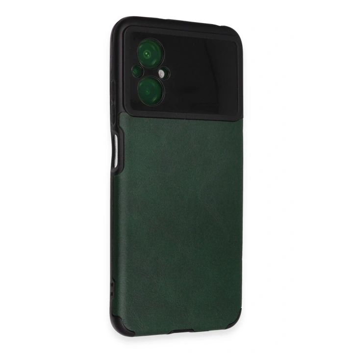 BFS  Xiaomi Poco M5 Kılıf Loop Deri Silikon - Yeşil